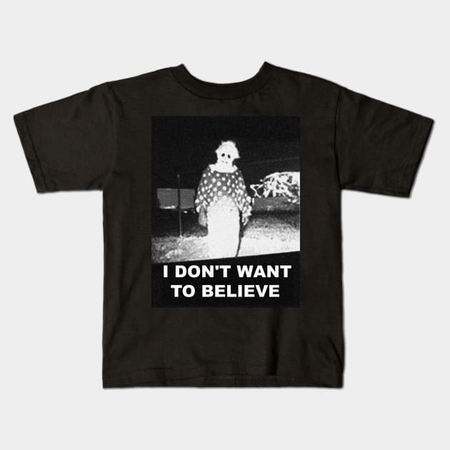 I Dont Want To Beleive Kids T-Shirt by ArtEnceladus